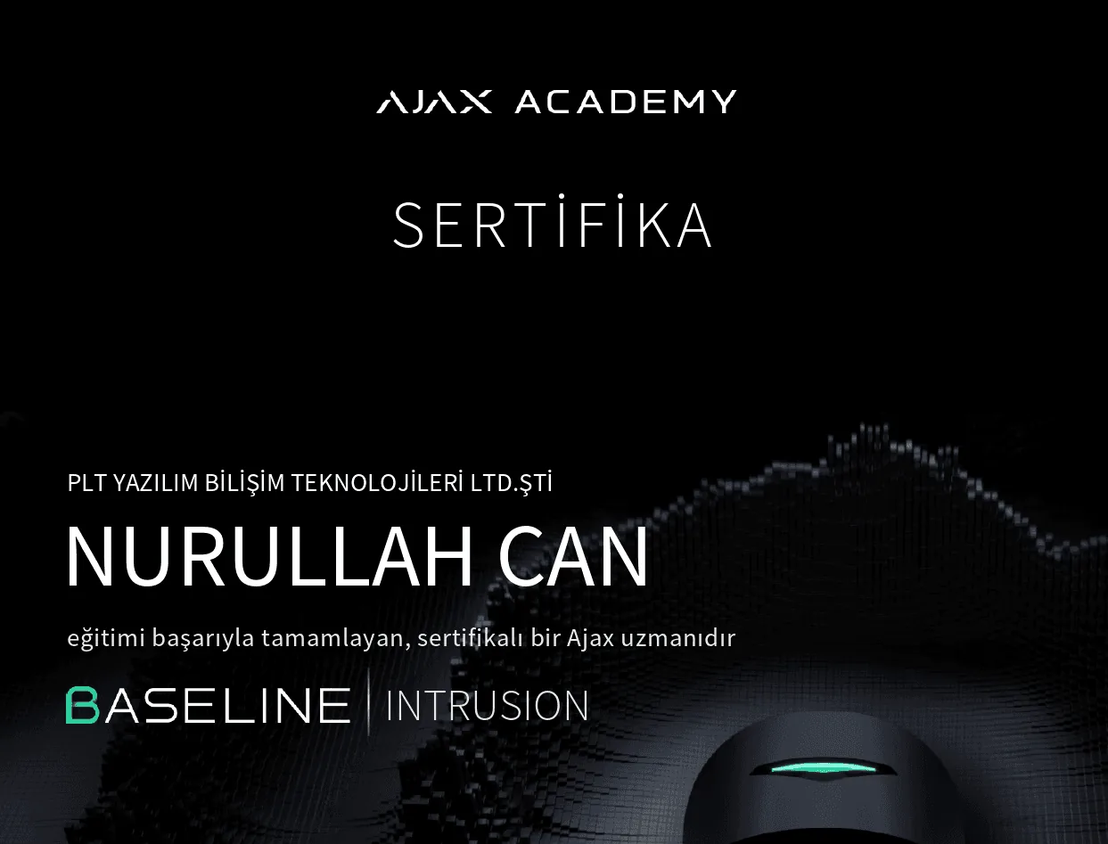 Ajax Security sertifikası